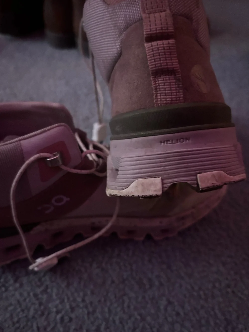 Women's Dusty Pink Trail Sneakers